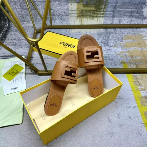 Cheap Fendi Slippers For Women #1331741 Replica Wholesale [$80.00 USD] [ITEM#1331741] on Replica Fendi Slippers