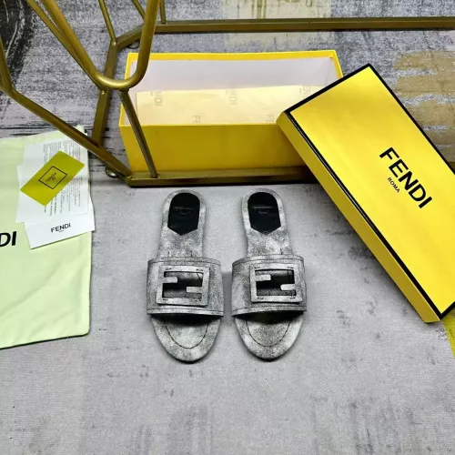Cheap Fendi Slippers For Women #1331750 Replica Wholesale [$80.00 USD] [ITEM#1331750] on Replica Fendi Slippers