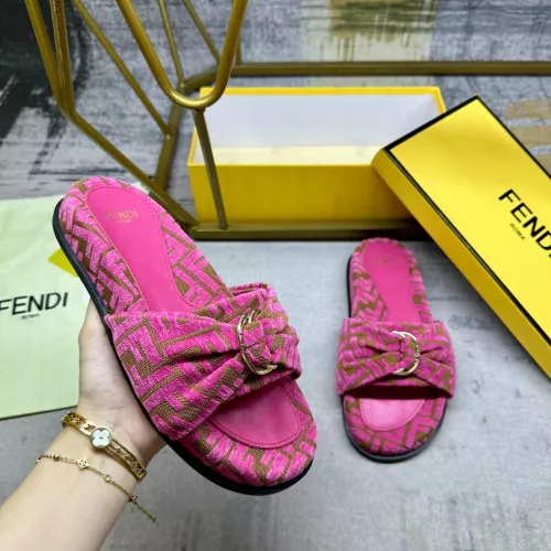 Cheap Fendi Slippers For Women #1331770 Replica Wholesale [$82.00 USD] [ITEM#1331770] on Replica Fendi Slippers