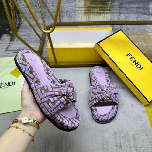 Cheap Fendi Slippers For Women #1331771 Replica Wholesale [$82.00 USD] [ITEM#1331771] on Replica Fendi Slippers