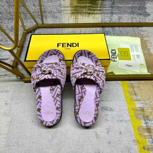 Cheap Fendi Slippers For Women #1331771 Replica Wholesale [$82.00 USD] [ITEM#1331771] on Replica Fendi Slippers