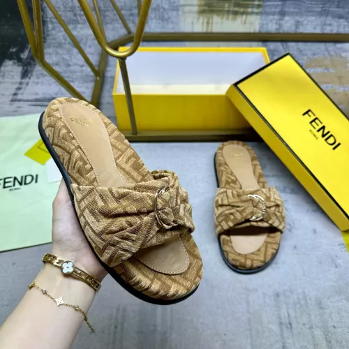 Cheap Fendi Slippers For Women #1331772 Replica Wholesale [$82.00 USD] [ITEM#1331772] on Replica Fendi Slippers
