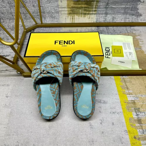 Cheap Fendi Slippers For Women #1331773 Replica Wholesale [$82.00 USD] [ITEM#1331773] on Replica Fendi Slippers