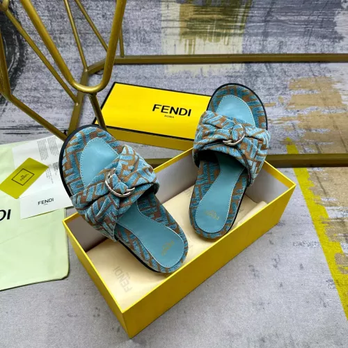 Cheap Fendi Slippers For Women #1331773 Replica Wholesale [$82.00 USD] [ITEM#1331773] on Replica Fendi Slippers