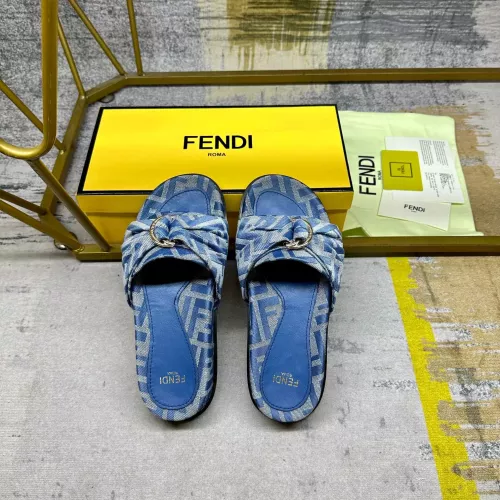 Cheap Fendi Slippers For Women #1331774 Replica Wholesale [$82.00 USD] [ITEM#1331774] on Replica Fendi Slippers
