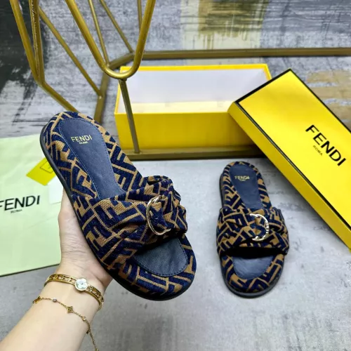 Cheap Fendi Slippers For Women #1331777 Replica Wholesale [$82.00 USD] [ITEM#1331777] on Replica Fendi Slippers