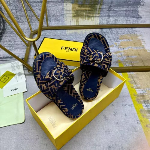 Cheap Fendi Slippers For Women #1331777 Replica Wholesale [$82.00 USD] [ITEM#1331777] on Replica Fendi Slippers