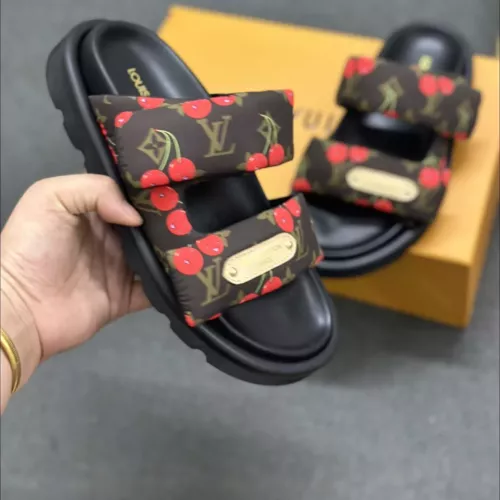 Cheap Louis Vuitton Slippers For Women #1331820 Replica Wholesale [$80.00 USD] [ITEM#1331820] on Replica Louis Vuitton Slippers