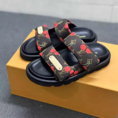 Cheap Louis Vuitton Slippers For Women #1331820 Replica Wholesale [$80.00 USD] [ITEM#1331820] on Replica Louis Vuitton Slippers