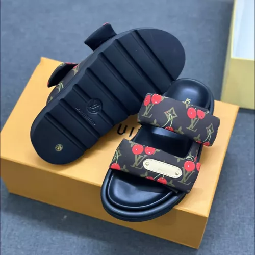 Cheap Louis Vuitton Slippers For Women #1331820 Replica Wholesale [$80.00 USD] [ITEM#1331820] on Replica Louis Vuitton Slippers
