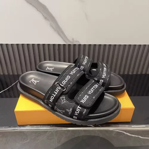 Cheap Louis Vuitton Slippers For Men #1331825 Replica Wholesale [$82.00 USD] [ITEM#1331825] on Replica Louis Vuitton Slippers