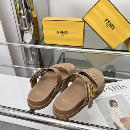 Cheap Fendi Slippers For Women #1331942 Replica Wholesale [$96.00 USD] [ITEM#1331942] on Replica Fendi Slippers