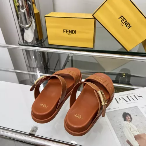 Cheap Fendi Slippers For Women #1331943 Replica Wholesale [$96.00 USD] [ITEM#1331943] on Replica Fendi Slippers