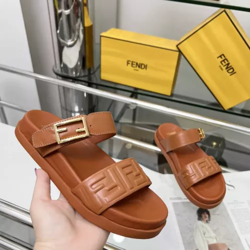 Cheap Fendi Slippers For Women #1331943 Replica Wholesale [$96.00 USD] [ITEM#1331943] on Replica Fendi Slippers