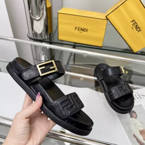 Cheap Fendi Slippers For Women #1331944 Replica Wholesale [$96.00 USD] [ITEM#1331944] on Replica Fendi Slippers