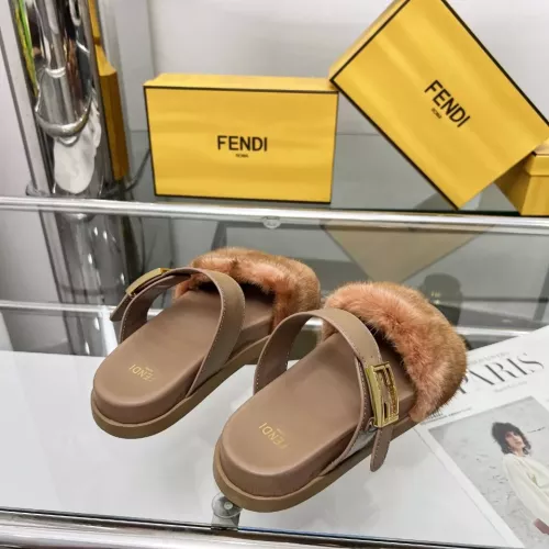 Cheap Fendi Slippers For Women #1331946 Replica Wholesale [$102.00 USD] [ITEM#1331946] on Replica Fendi Slippers