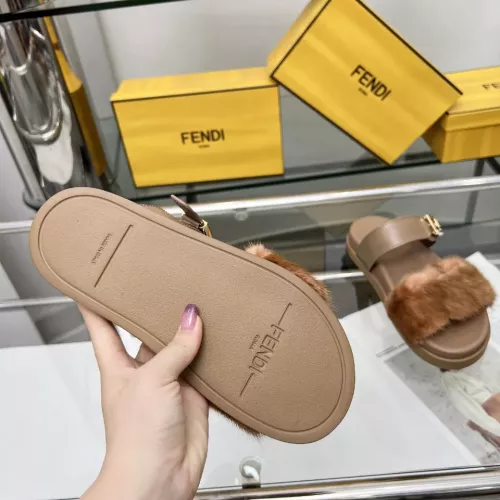 Cheap Fendi Slippers For Women #1331946 Replica Wholesale [$102.00 USD] [ITEM#1331946] on Replica Fendi Slippers