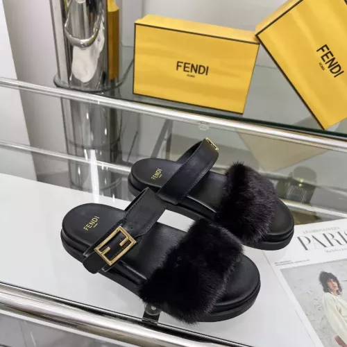 Cheap Fendi Slippers For Women #1331947 Replica Wholesale [$102.00 USD] [ITEM#1331947] on Replica Fendi Slippers