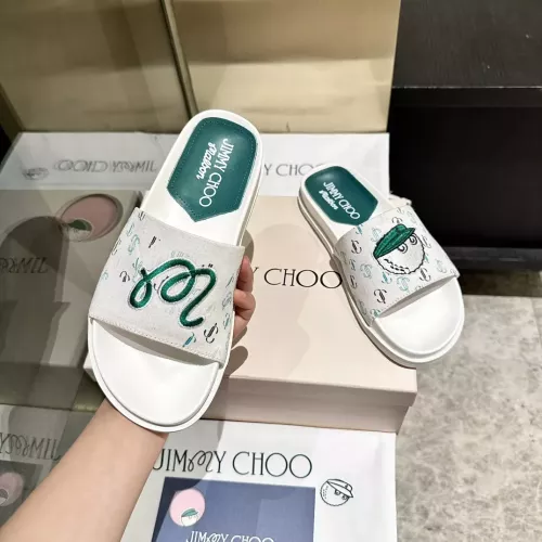 Cheap Jimmy Choo Slippers For Women #1331948 Replica Wholesale [$85.00 USD] [ITEM#1331948] on Replica Jimmy Choo Slippers
