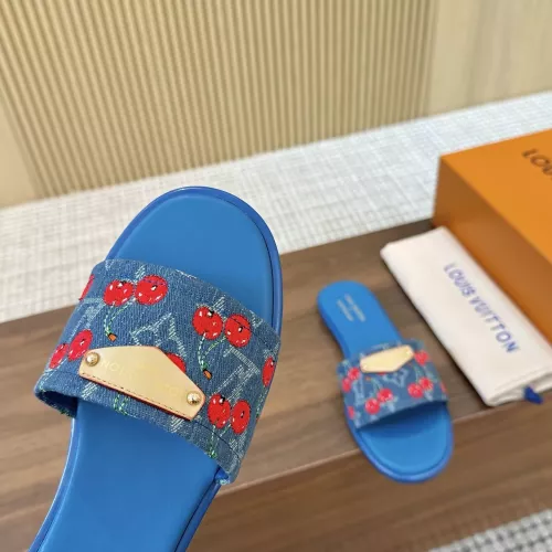 Cheap Louis Vuitton Slippers For Women #1331969 Replica Wholesale [$82.00 USD] [ITEM#1331969] on Replica Louis Vuitton Slippers