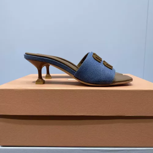Cheap MIU MIU Slippers For Women #1331974 Replica Wholesale [$85.00 USD] [ITEM#1331974] on Replica MIU MIU Slippers