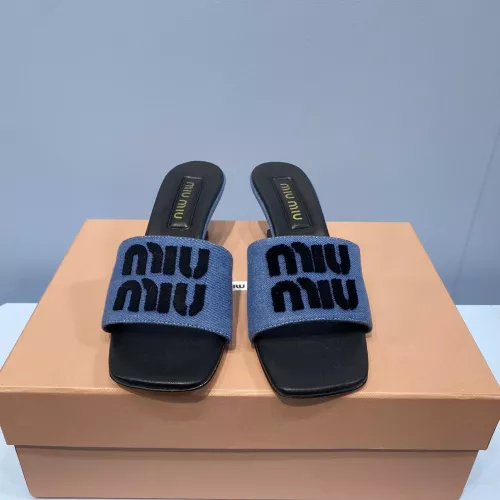 Cheap MIU MIU Slippers For Women #1331975 Replica Wholesale [$85.00 USD] [ITEM#1331975] on Replica MIU MIU Slippers