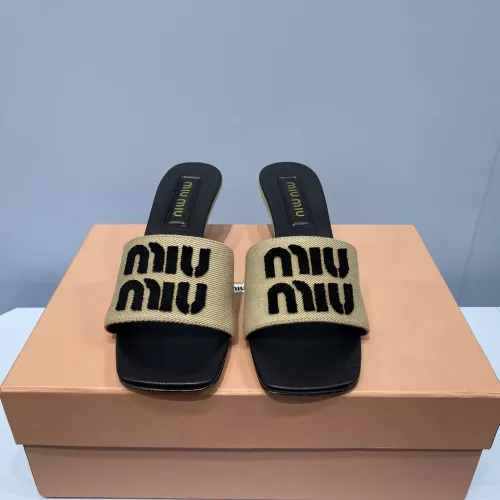 Cheap MIU MIU Slippers For Women #1331976 Replica Wholesale [$85.00 USD] [ITEM#1331976] on Replica MIU MIU Slippers