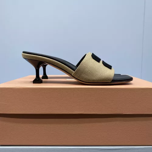 Cheap MIU MIU Slippers For Women #1331976 Replica Wholesale [$85.00 USD] [ITEM#1331976] on Replica MIU MIU Slippers