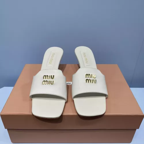 Cheap MIU MIU Slippers For Women #1331977 Replica Wholesale [$85.00 USD] [ITEM#1331977] on Replica MIU MIU Slippers
