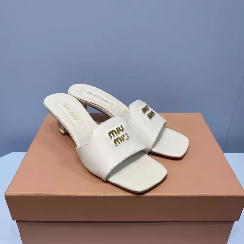 Cheap MIU MIU Slippers For Women #1331977 Replica Wholesale [$85.00 USD] [ITEM#1331977] on Replica MIU MIU Slippers