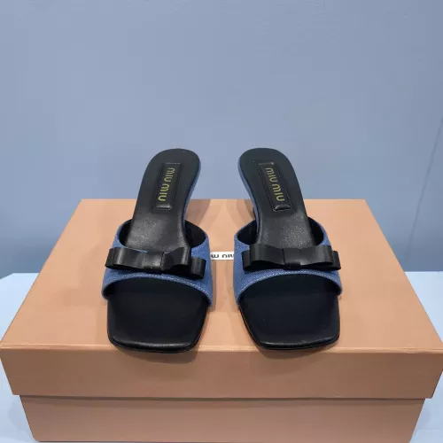 Cheap MIU MIU Slippers For Women #1331981 Replica Wholesale [$85.00 USD] [ITEM#1331981] on Replica MIU MIU Slippers
