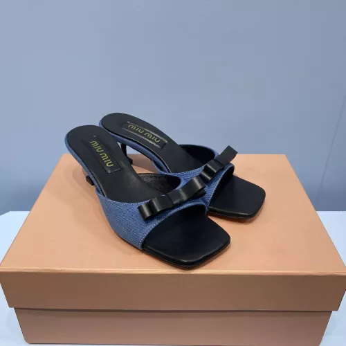 Cheap MIU MIU Slippers For Women #1331981 Replica Wholesale [$85.00 USD] [ITEM#1331981] on Replica MIU MIU Slippers