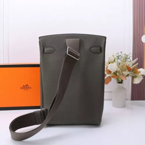 Cheap Hermes AAA Quality Messenger Bags In Gray For Unisex #1332200 Replica Wholesale [$251.24 USD] [ITEM#1332200] on Replica Hermes AAA Quality Messenger Bags