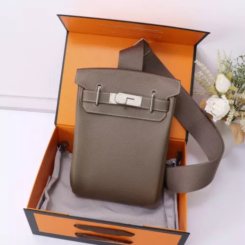 Hermes AAA Quality Messenger Bags In Coffee For Unisex #1332204
