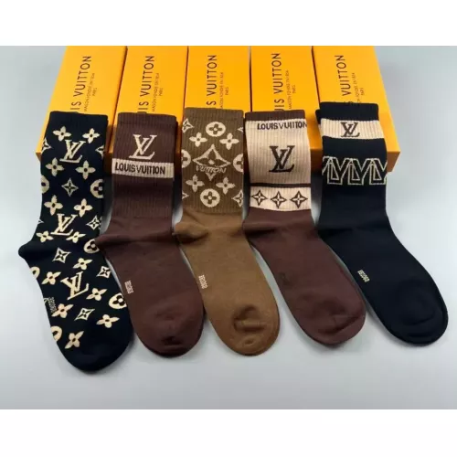 Cheap Louis Vuitton LV Socks #1332412 Replica Wholesale [$29.00 USD] [ITEM#1332412] on Replica Louis Vuitton LV Socks