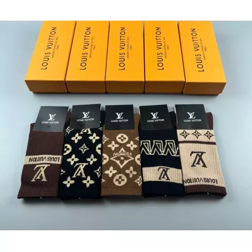 Cheap Louis Vuitton LV Socks #1332412 Replica Wholesale [$29.00 USD] [ITEM#1332412] on Replica Louis Vuitton LV Socks