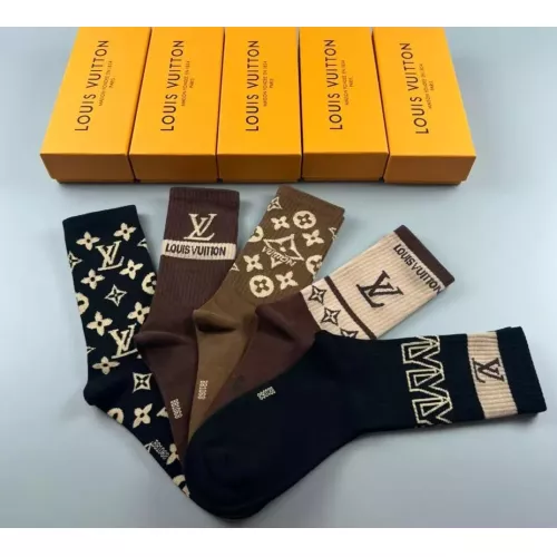 Cheap Louis Vuitton LV Socks #1332412 Replica Wholesale [$29.00 USD] [ITEM#1332412] on Replica Louis Vuitton LV Socks