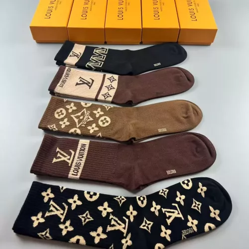 Cheap Louis Vuitton LV Socks #1332412 Replica Wholesale [$29.00 USD] [ITEM#1332412] on Replica Louis Vuitton LV Socks
