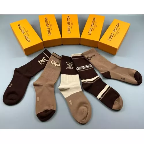 Cheap Louis Vuitton LV Socks For Women #1332413 Replica Wholesale [$29.00 USD] [ITEM#1332413] on Replica Louis Vuitton LV Socks