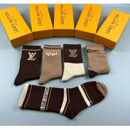 Cheap Louis Vuitton LV Socks For Women #1332413 Replica Wholesale [$29.00 USD] [ITEM#1332413] on Replica Louis Vuitton LV Socks