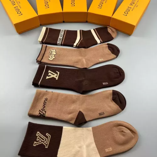 Cheap Louis Vuitton LV Socks For Women #1332413 Replica Wholesale [$29.00 USD] [ITEM#1332413] on Replica Louis Vuitton LV Socks
