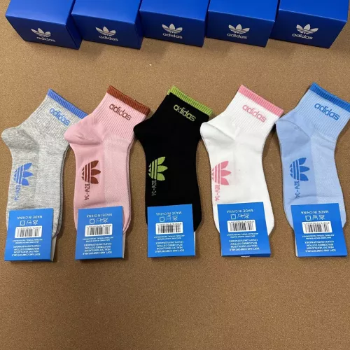Cheap Adidas Socks For Women #1332419 Replica Wholesale [$25.00 USD] [ITEM#1332419] on Replica Adidas Socks