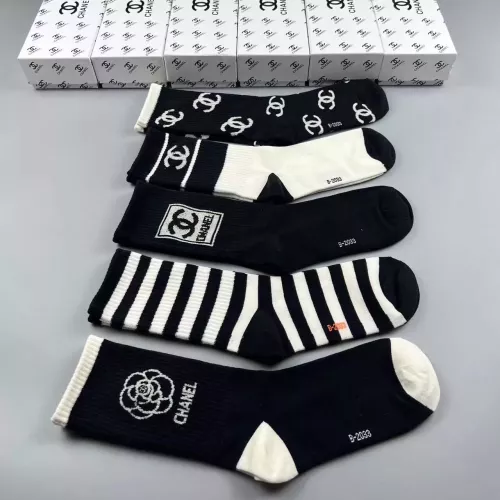 Cheap Chanel Socks For Women #1332429 Replica Wholesale [$29.00 USD] [ITEM#1332429] on Replica Chanel Socks