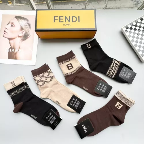 Cheap Fendi Socks #1332460 Replica Wholesale [$25.00 USD] [ITEM#1332460] on Replica Fendi Socks