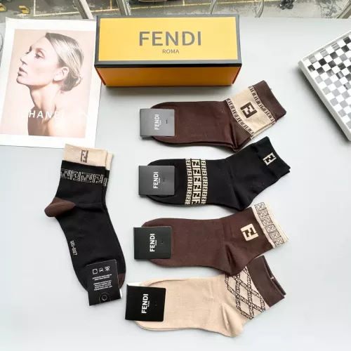Cheap Fendi Socks #1332460 Replica Wholesale [$25.00 USD] [ITEM#1332460] on Replica Fendi Socks