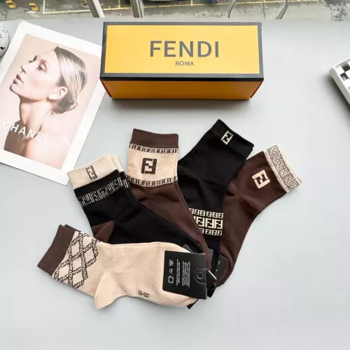 Cheap Fendi Socks #1332460 Replica Wholesale [$25.00 USD] [ITEM#1332460] on Replica Fendi Socks