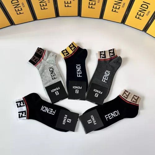 Cheap Fendi Socks #1332476 Replica Wholesale [$27.00 USD] [ITEM#1332476] on Replica Fendi Socks