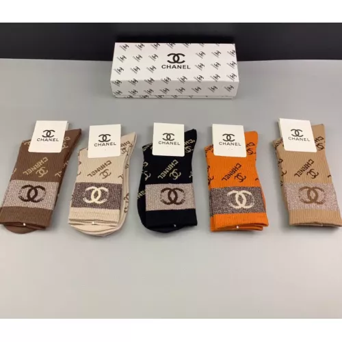 Cheap Chanel Socks For Women #1332486 Replica Wholesale [$29.00 USD] [ITEM#1332486] on Replica Chanel Socks