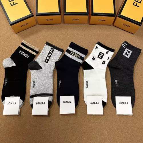 Cheap Fendi Socks For Men #1332488 Replica Wholesale [$25.00 USD] [ITEM#1332488] on Replica Fendi Socks