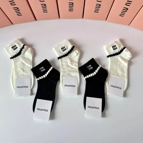 Cheap MIU MIU Socks #1332496 Replica Wholesale [$29.00 USD] [ITEM#1332496] on Replica MIU MIU Socks